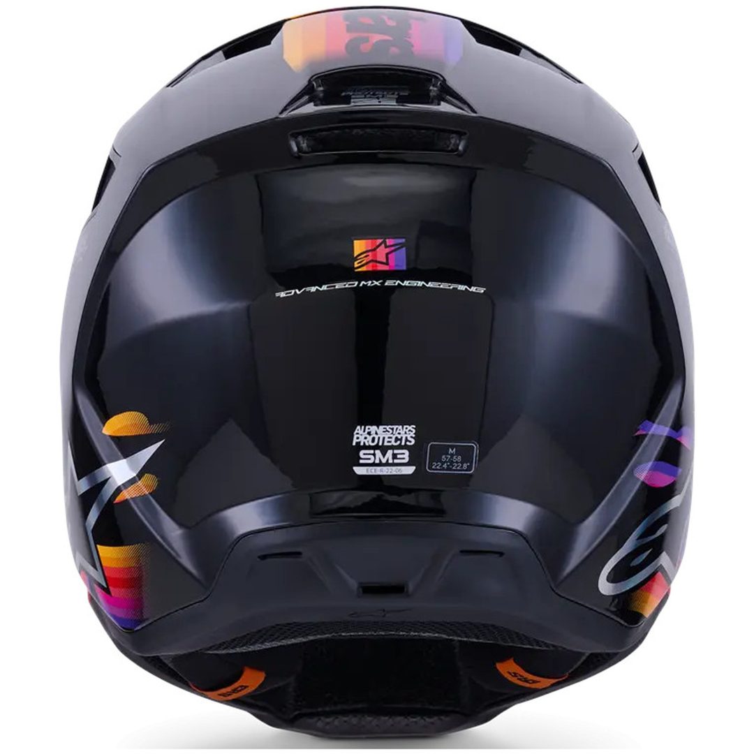 Crosshjälm SM3 Force Svart Blank ALPINESTARS(MX) XS – bild 6