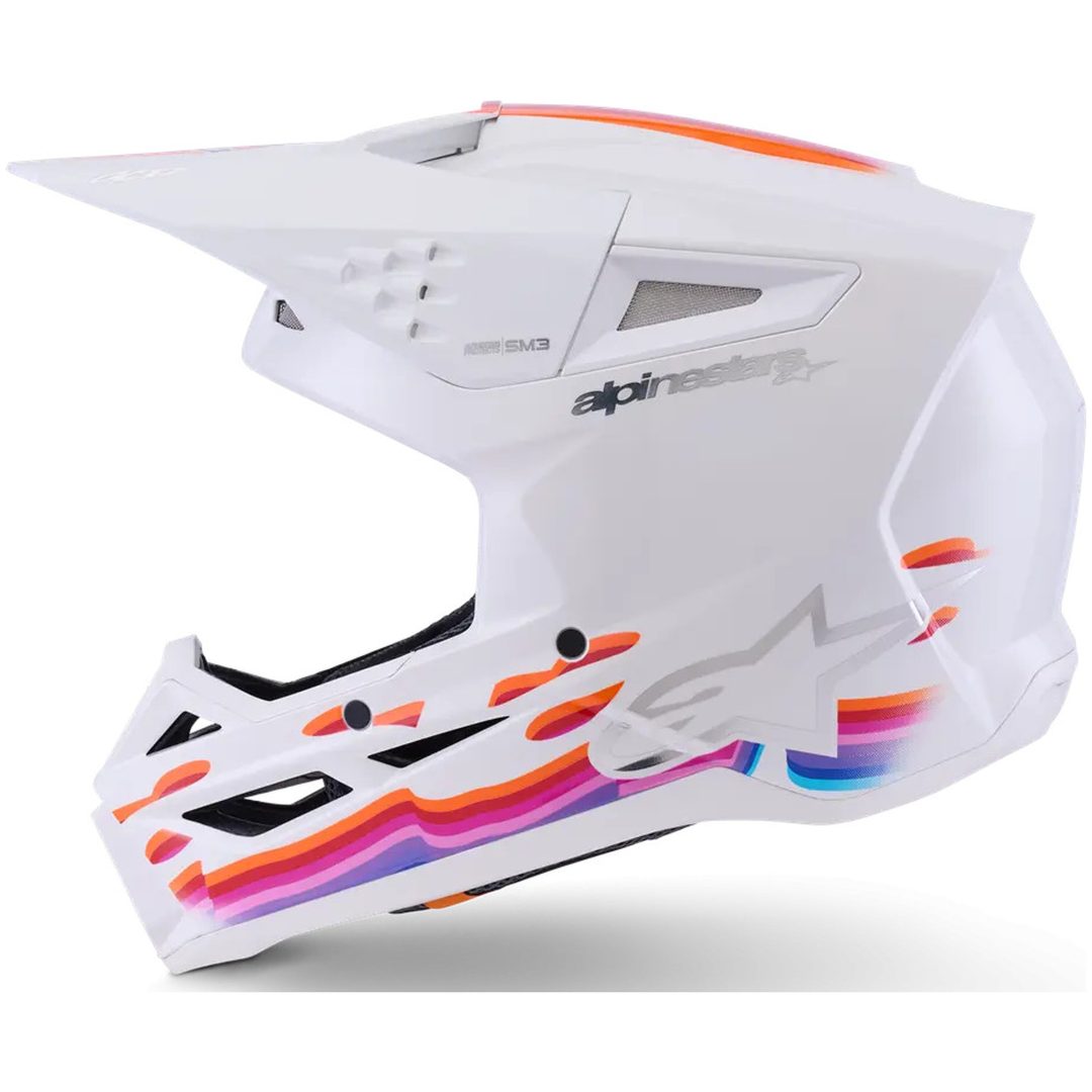 Crosshjälm SM3 Force Vit ALPINESTARS XS – bild 5