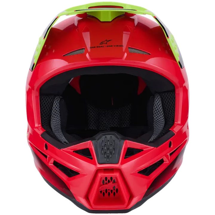 Crosshjälm SM3 Fray Svart Röd Gul ALPINESTARS(MX) XL – bild 4
