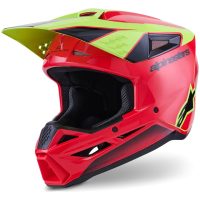 Crosshjälm SM3 Fray Svart Röd Gul ALPINESTARS(MX)