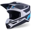 Crosshjälm SM3 Heat Svart Blå Silver Matt ALPINESTARS(MX) XS – miniatyr 1
