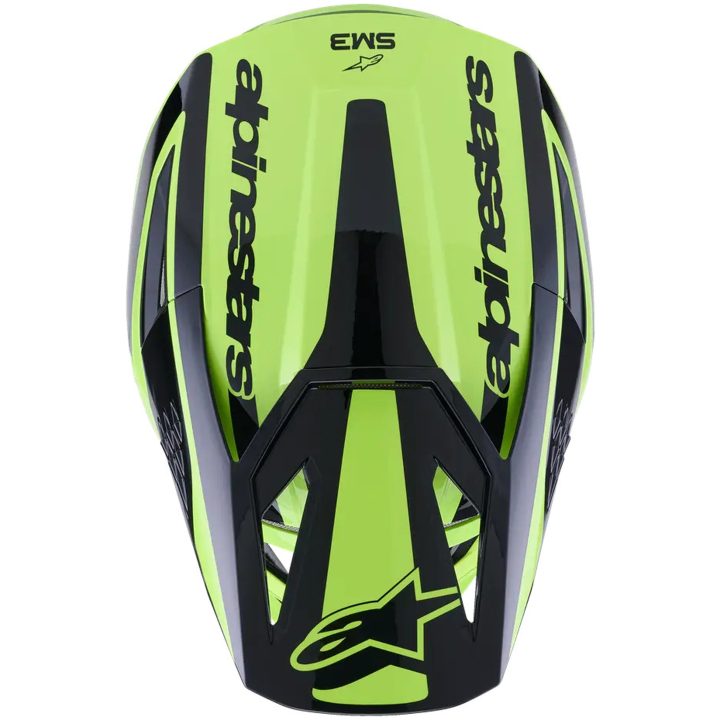 Crosshjälm SM3 Heat Svart Gul ALPINESTARS(MX) XS – bild 5