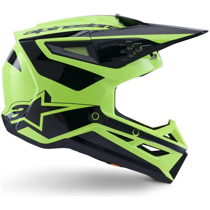 Crosshjälm SM3 Heat Svart Gul ALPINESTARS(MX) XS – bild 6