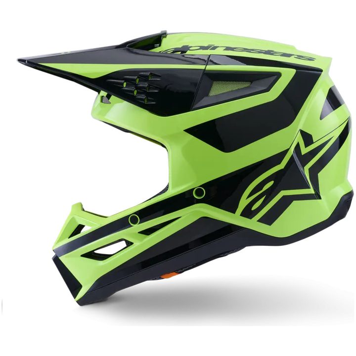 Crosshjälm SM3 Heat Svart Gul ALPINESTARS(MX) XS – bild 7
