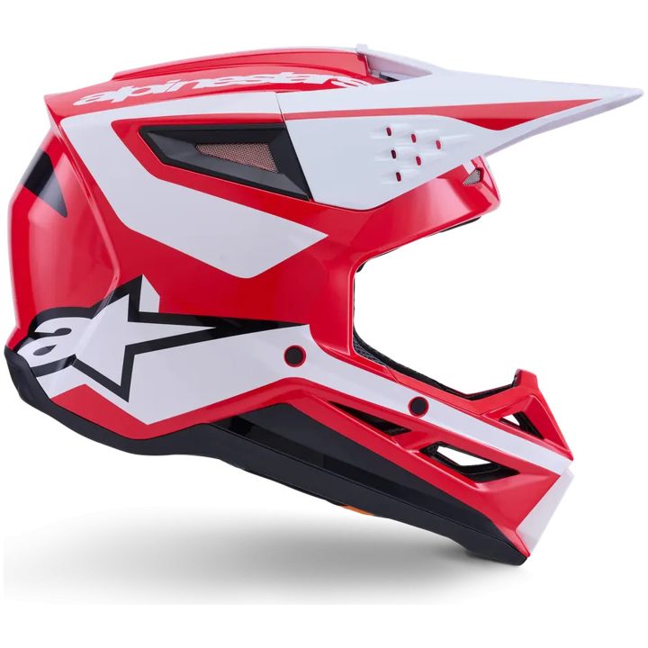 Crosshjälm SM3 Heat Svart Röd Vit ALPINESTARS(MX) XS – bild 6
