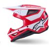 Crosshjälm SM3 Heat Svart Röd Vit ALPINESTARS(MX) XS – miniatyr 7
