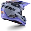Crosshjälm SM3 Jettson Grå/Lila ALPINESTARS s – miniatyr 4