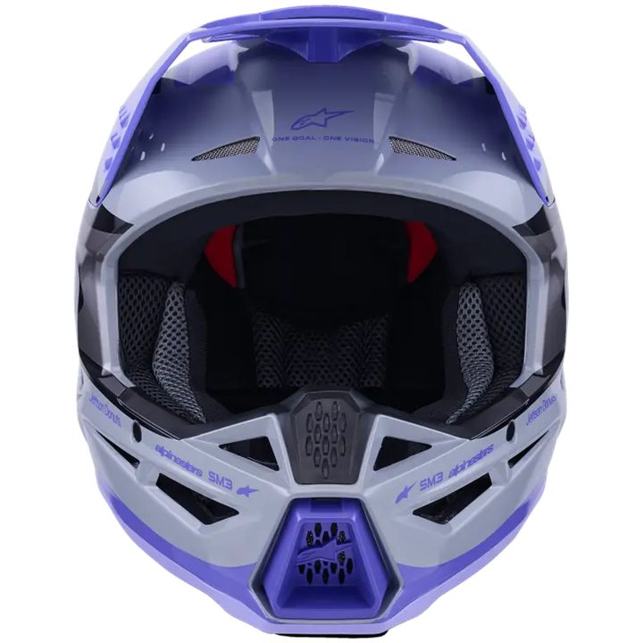 Crosshjälm SM3 Jettson Grå/Lila ALPINESTARS s – bild 7