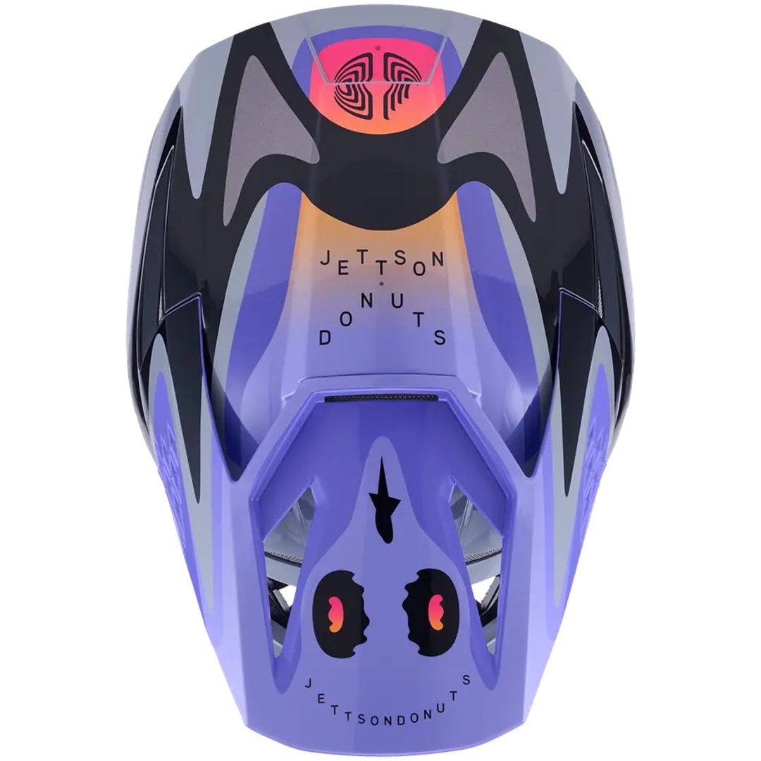 Crosshjälm SM3 Jettson Lila/Grå ALPINESTARS XS – bild 6