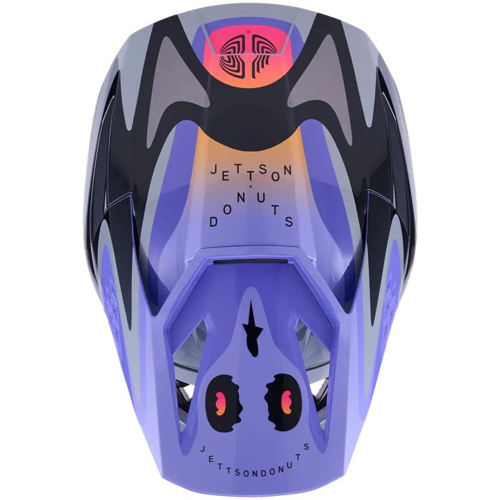 Crosshjälm SM3 Jettson Lila/Grå ALPINESTARS XS – bild 6
