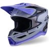 Crosshjälm SM3 Jettson Lila/Grå ALPINESTARS XS – miniatyr 1