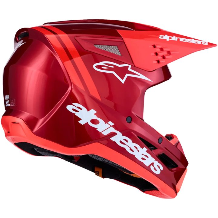 Crosshjälm SM3 Radium Röd Vit ALPINESTARS(MX) XS – bild 2
