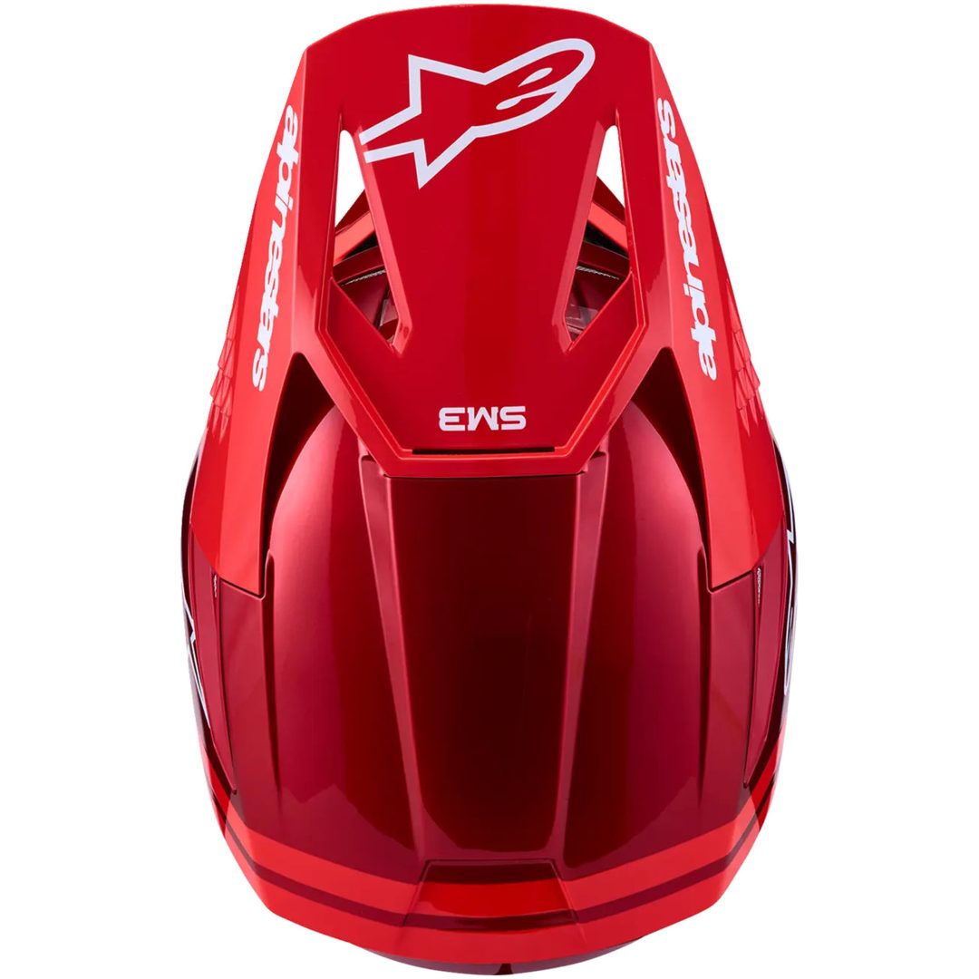 Crosshjälm SM3 Radium Röd Vit ALPINESTARS(MX) XS – bild 3