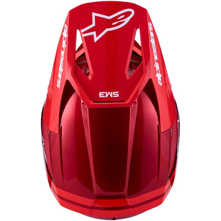 Crosshjälm SM3 Radium Röd Vit ALPINESTARS(MX) XS – bild 3