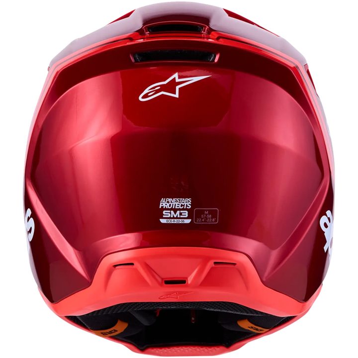 Crosshjälm SM3 Radium Röd Vit ALPINESTARS(MX) XS – bild 4