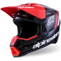 Crosshjälm SM3 Radium Svart Grå Vit ALPINESTARS(MX)