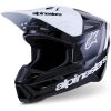 Crosshjälm SM3 Radium Svart Grå Vit ALPINESTARS(MX) XS – miniatyr 1