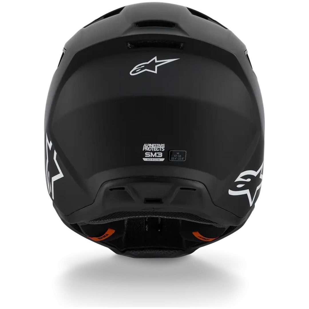 Crosshjälm SM3 Solid Svart ALPINESTARS s – bild 3