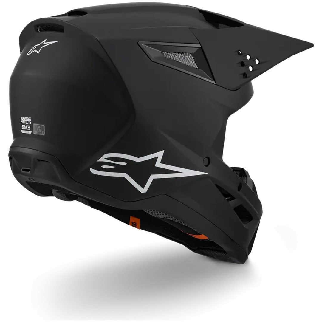 Crosshjälm SM3 Solid Svart ALPINESTARS s – bild 5