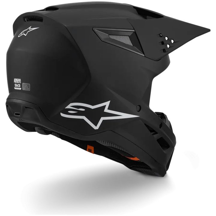 Crosshjälm SM3 Solid Svart ALPINESTARS s – bild 5
