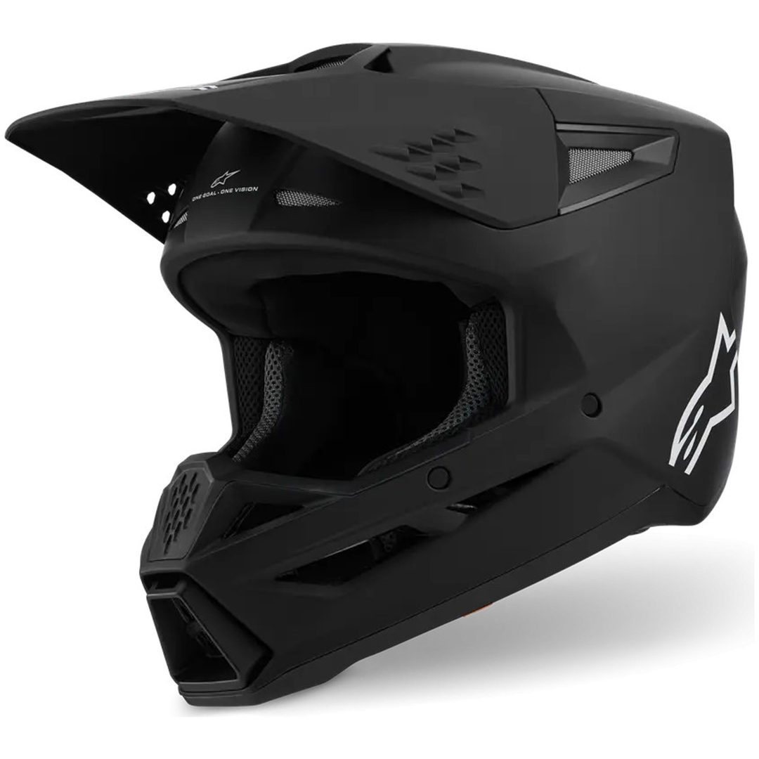 Crosshjälm SM3 Solid Svart ALPINESTARS s