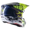 Crosshjälm Sm5 Rash Marinblå/Gul ALPINESTARS XL – miniatyr 2