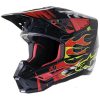 Crosshjälm Sm5 Rash Röd/Grå ALPINESTARS M – miniatyr 1