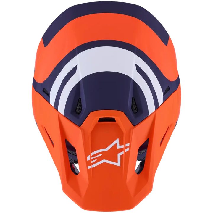 Crosshjälm SM7 Core Blå/Orange ALPINESTARS XS – bild 2