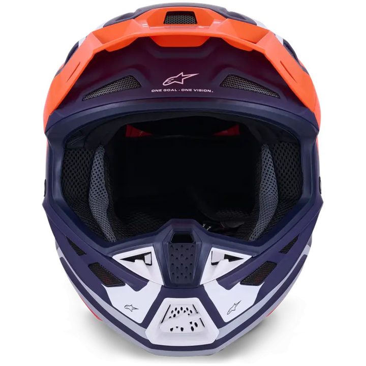 Crosshjälm SM7 Core Blå/Orange Matt ALPINESTARS XL – bild 4