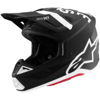 Crosshjälm SM7 Dasher Svart/Vit ALPINESTARS