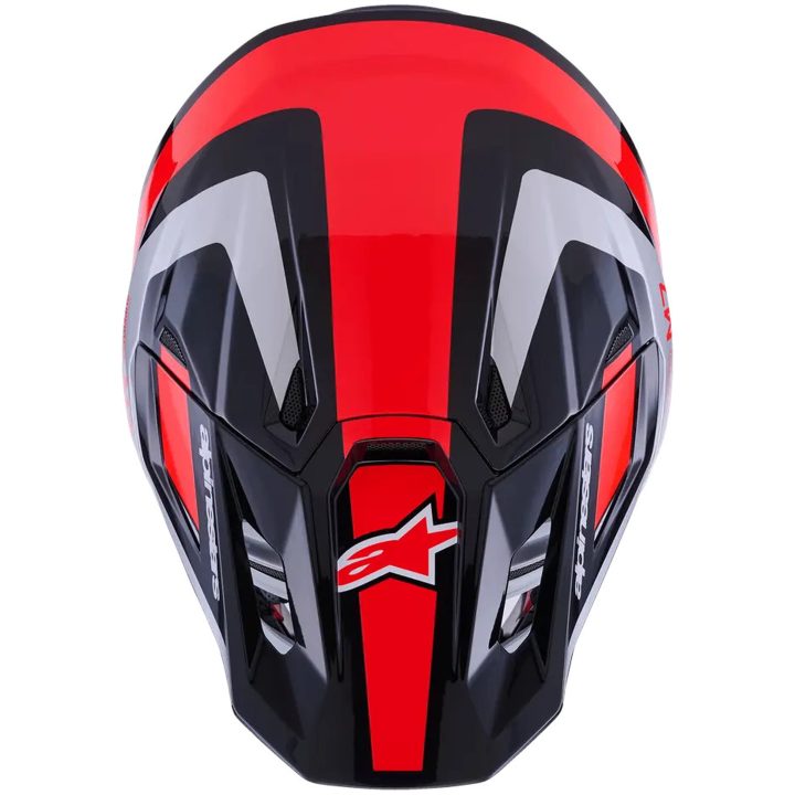 Crosshjälm SM7 Rise Svart/Röd ALPINESTARS XS – bild 7