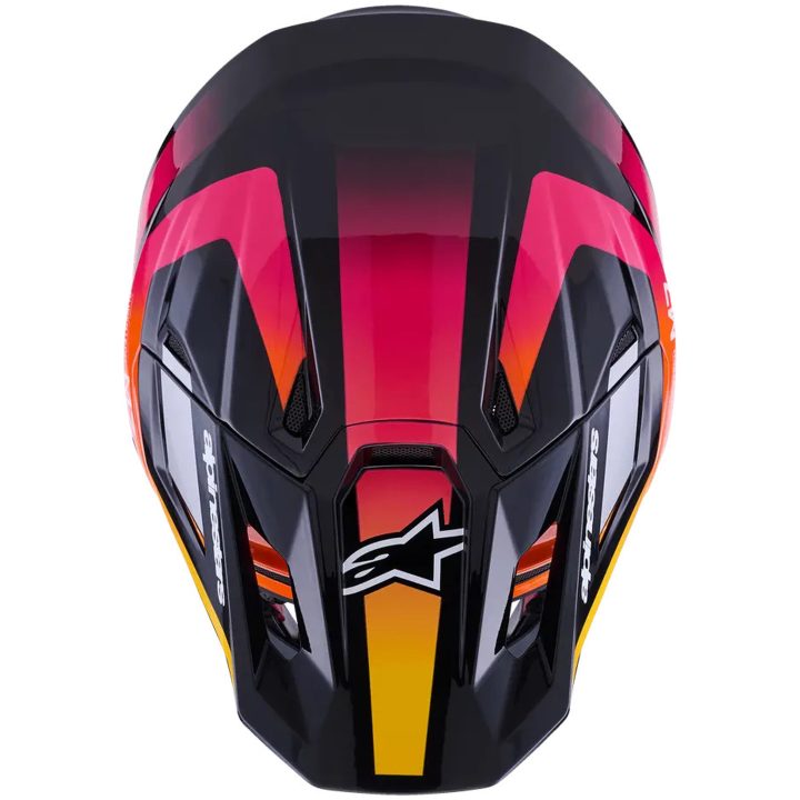 Crosshjälm SM7 Rise Svart/Rosa ALPINESTARS XS – bild 5