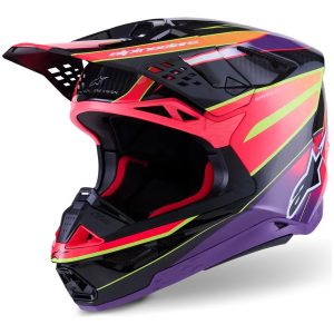 Crosshjälm Supertech M10 Era MIPS Rosa Lila Gul ALPINESTARS(MX)