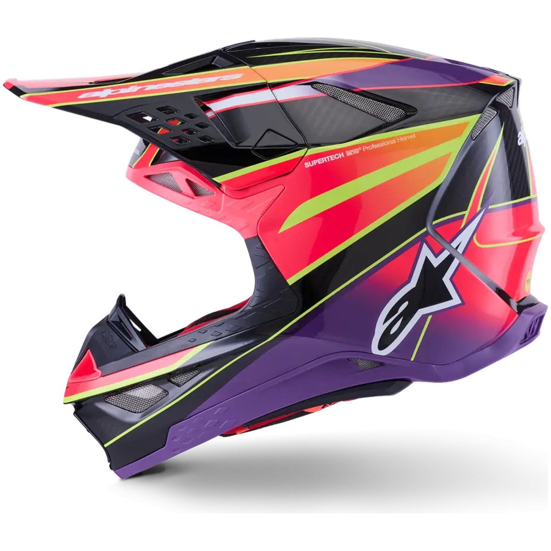 Crosshjälm Supertech M10 Era MIPS Rosa Lila Gul ALPINESTARS(MX) XS – bild 3