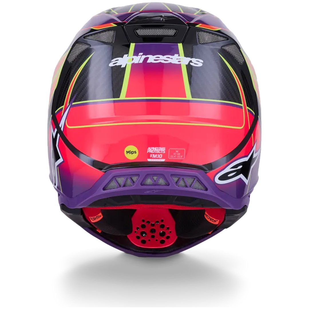 Crosshjälm Supertech M10 Era MIPS Rosa Lila Gul ALPINESTARS(MX) XS – bild 4