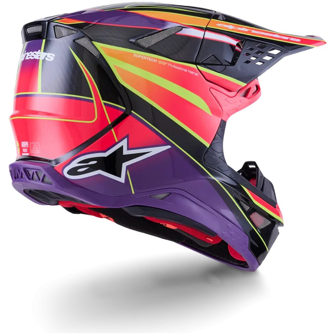 Crosshjälm Supertech M10 Era MIPS Rosa Lila Gul ALPINESTARS(MX) XS – bild 6
