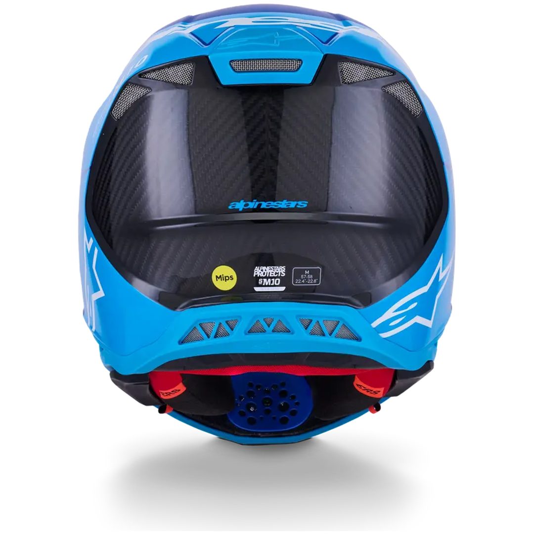 Crosshjälm Supertech M10 Flood MIPS Svart Blå ALPINESTARS(MX) s – bild 3