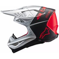 Crosshjälm Supertech M10 Orange/Silver ALPINESTARS