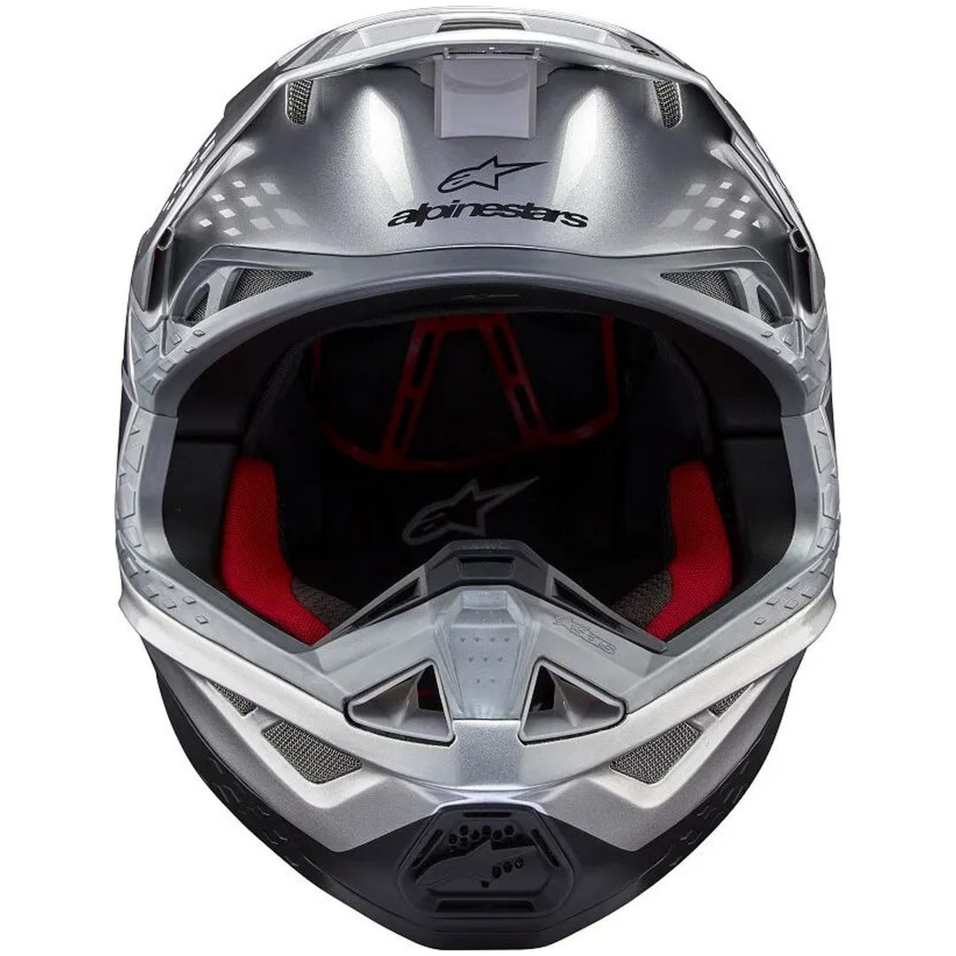 Crosshjälm Supertech M10 Orange/Silver ALPINESTARS Small – bild 3