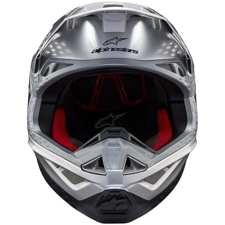 Crosshjälm Supertech M10 Orange/Silver ALPINESTARS Small – bild 3
