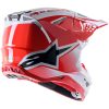 Crosshjälm Supertech M10 Svart/Röd/Vit ALPINESTARS Small – miniatyr 2