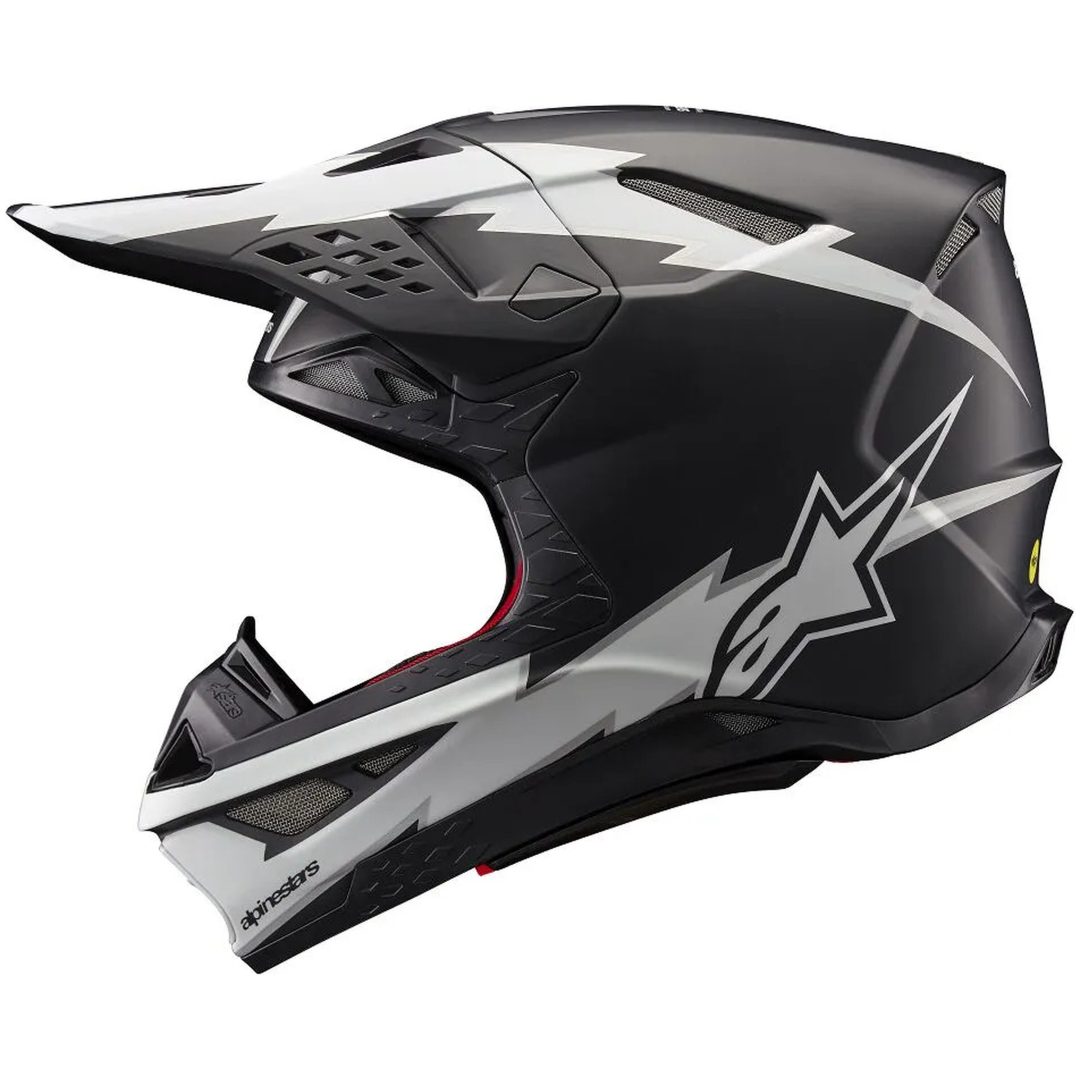 Crosshjälm Supertech M10 Svart/Vit ALPINESTARS Small – bild 6