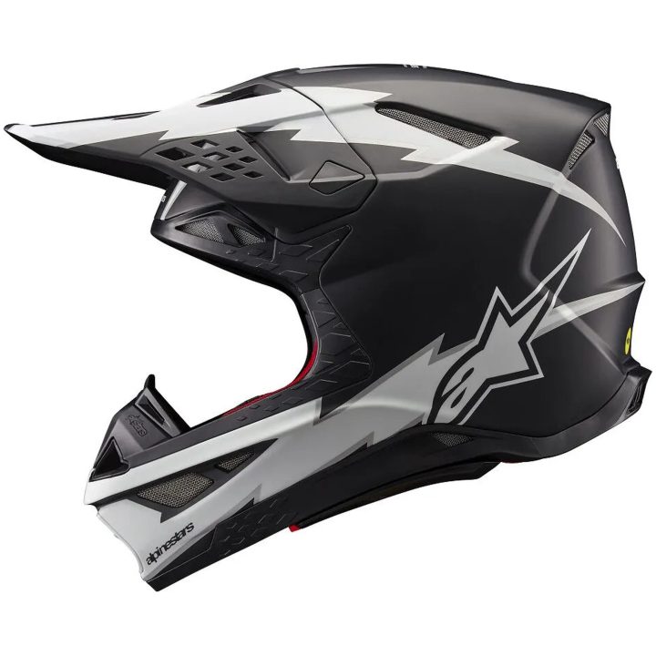 Crosshjälm Supertech M10 Svart/Vit ALPINESTARS Small – bild 6