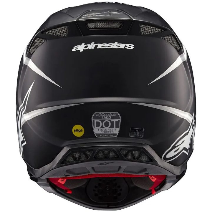 Crosshjälm Supertech M10 Svart/Vit ALPINESTARS Small – bild 5