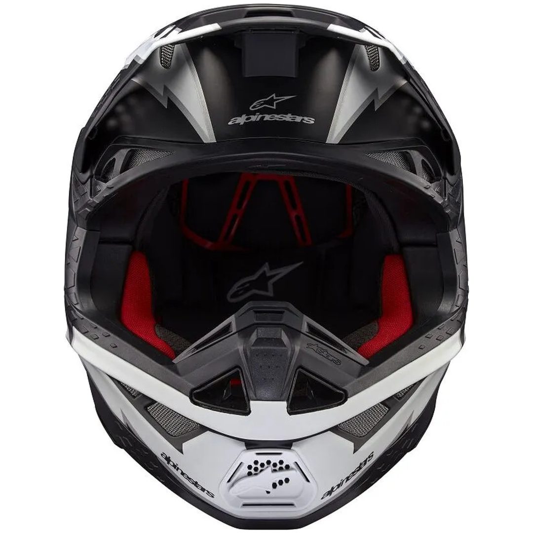 Crosshjälm Supertech M10 Svart/Vit ALPINESTARS Small – bild 4