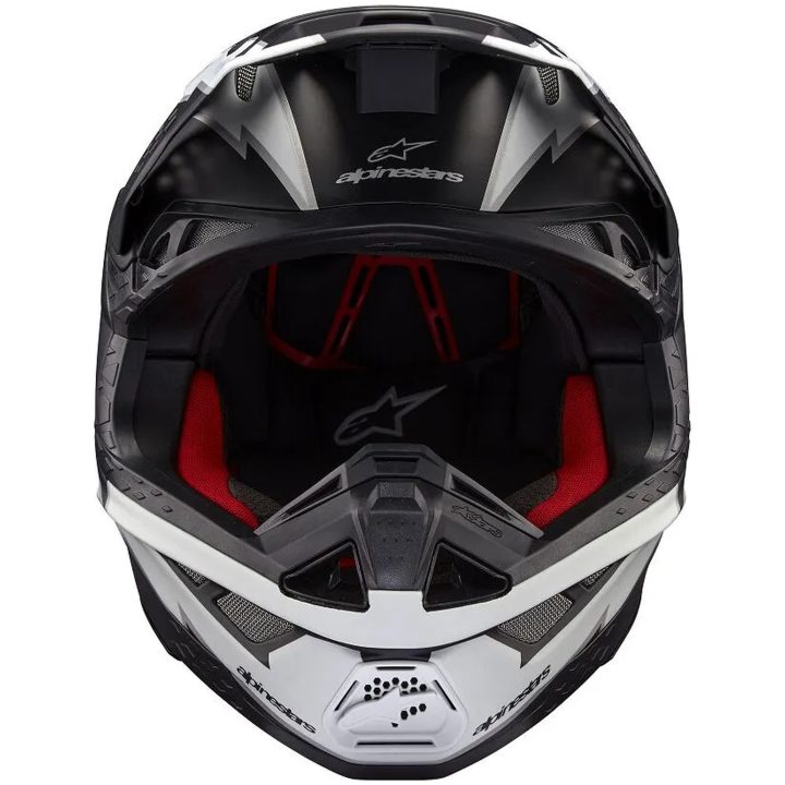 Crosshjälm Supertech M10 Svart/Vit ALPINESTARS Small – bild 4