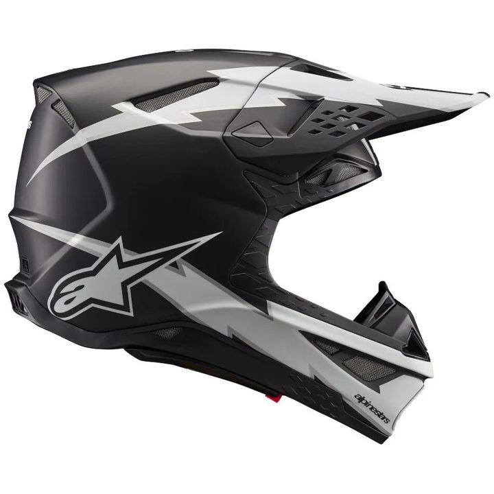 Crosshjälm Supertech M10 Svart/Vit ALPINESTARS Small – bild 3