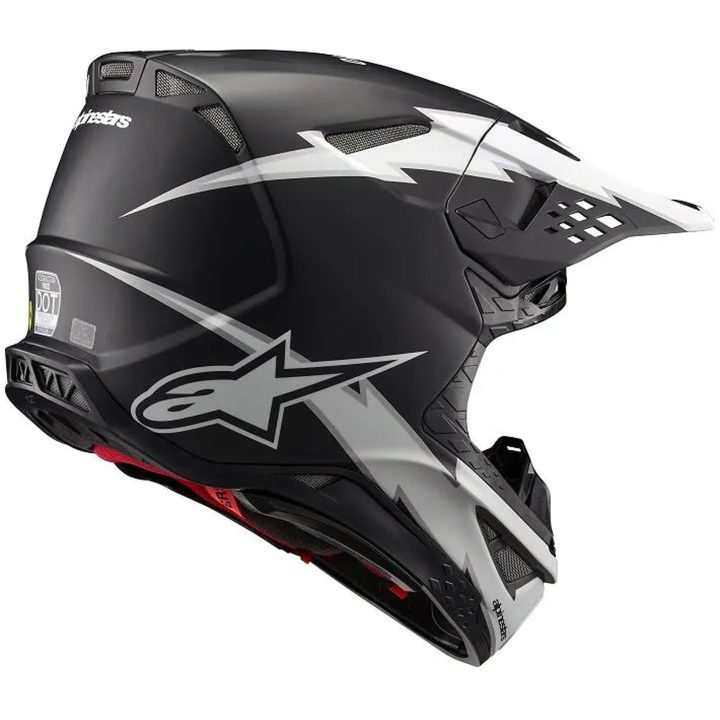 Crosshjälm Supertech M10 Svart/Vit ALPINESTARS Small – bild 2