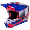 Crosshjälm Supertech M5 Blå/Grå/Rosa/Vit ALPINESTARS XS – miniatyr 1