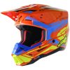 Crosshjälm Supertech M5 Blå/Orange/Gul ALPINESTARS Small – miniatyr 3